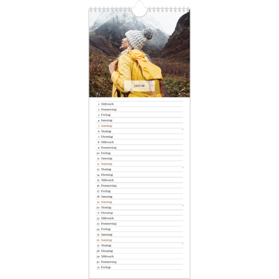 Küchenkalender  — Klassischer Kalender [Januar]