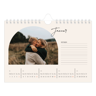 Fotokalender A5 — Erinnerungsbogen [Januar]
